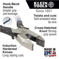 HIGH LEVERAGE IRONWORKER'S PLIERS