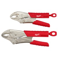 2PC CURVED JAW LOCK PLIER SET