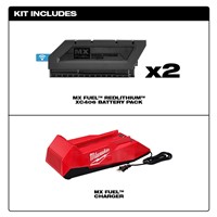 MX Fuel Redlithium XC406 Bat/Charger Kit